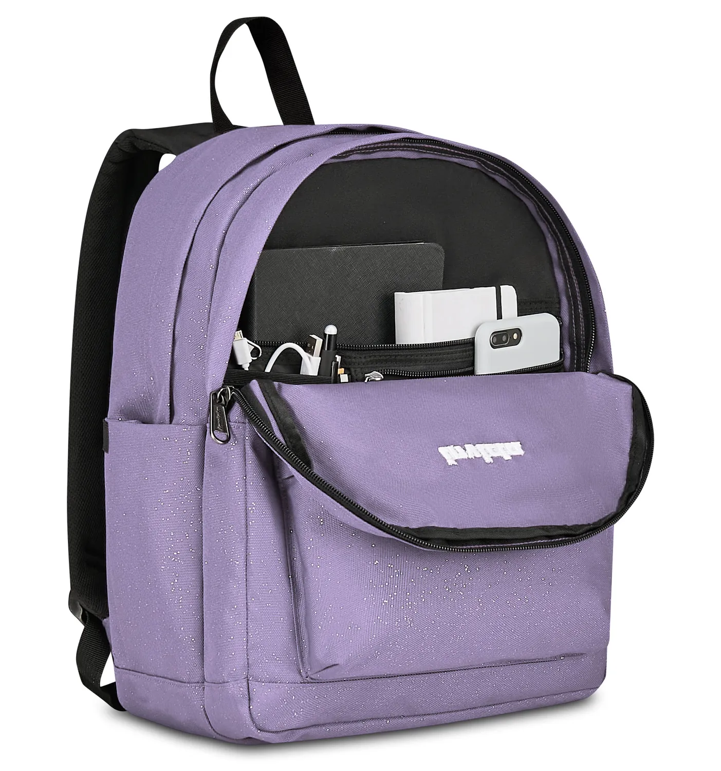 Invicta Lab Shine rygsæk med glitter og laptoprum