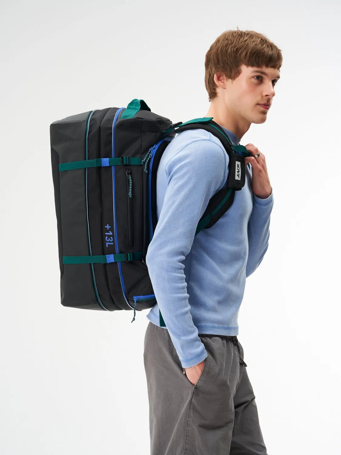 Aevor Duffel Pack Proof Dual Dip Aqua Drift duffel rygsæk 60 l