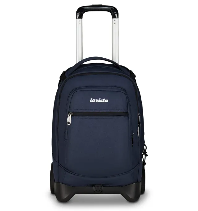 Invicta Plug Plain trolley-rygsæk 34 liter hjul