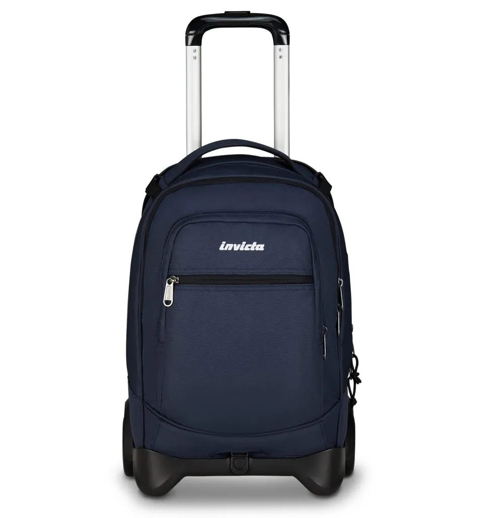 Invicta Plug Plain trolley-rygsæk 34 liter hjul