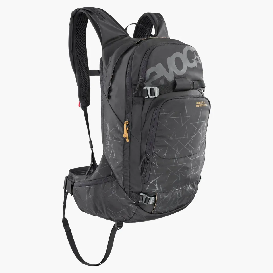 Evoc Line R.A.S. Protector 22 lavinerygsæk sort