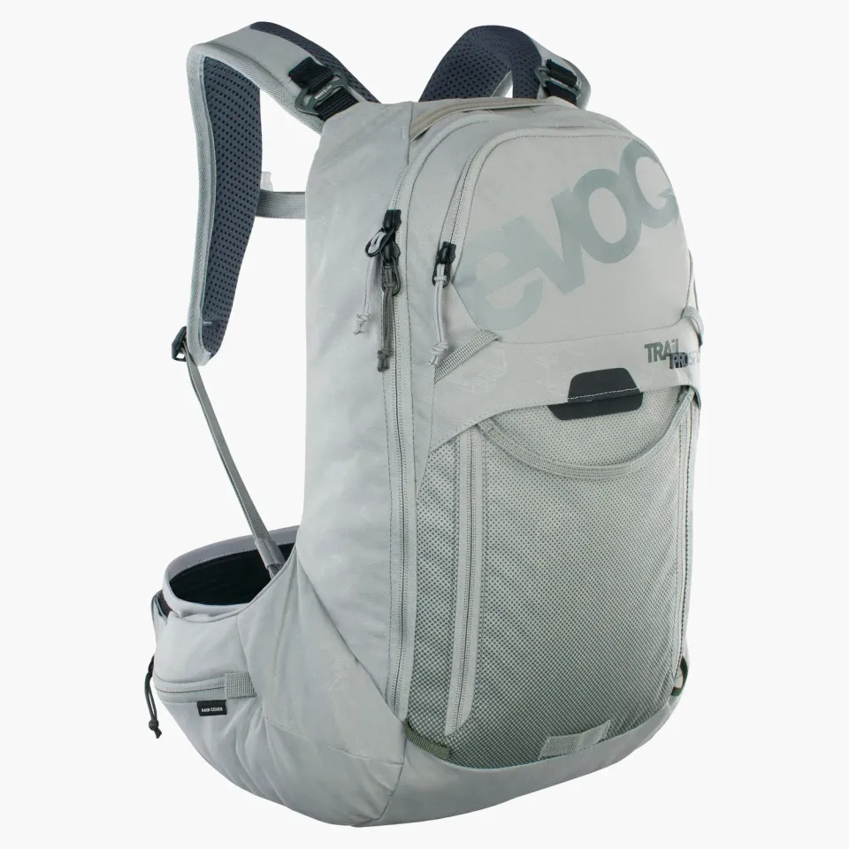 Evoc Trail Pro SF 12 rygsæk stone XS beskytter