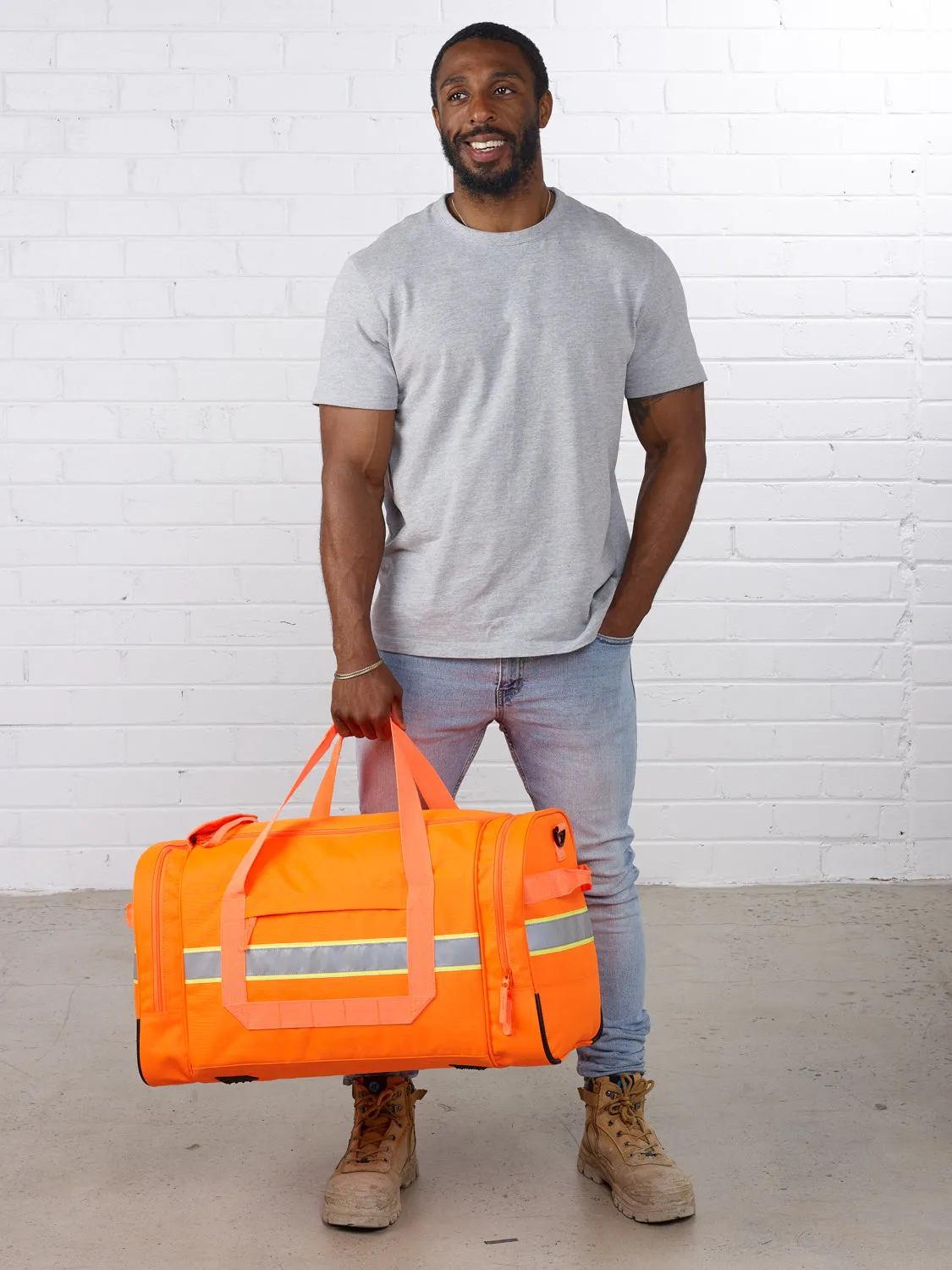 Caribee Bunker 60L arbejdstaske orange refleks