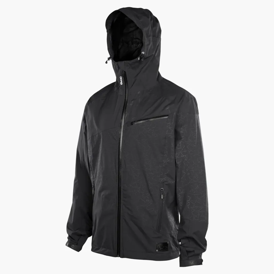 Evoc Shield Jacket jakke sort vind- og vandtæt