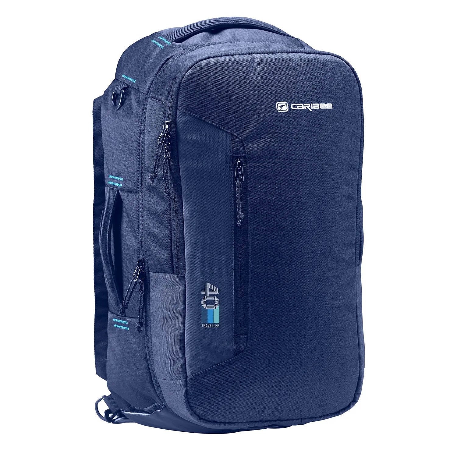 Caribee Traveller 40L håndbagage rygsæk sort laptop