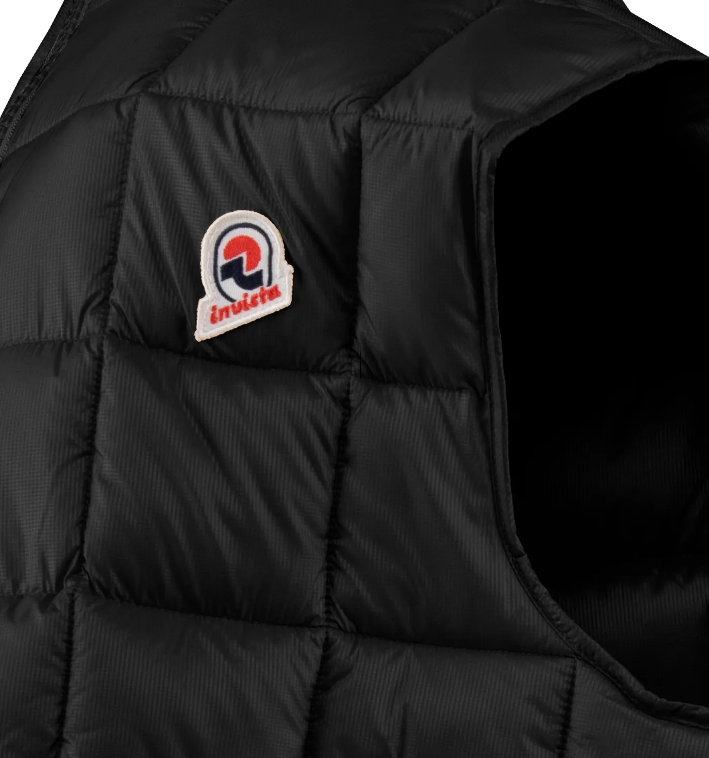 Invicta quiltet herrevest i nylon windproof