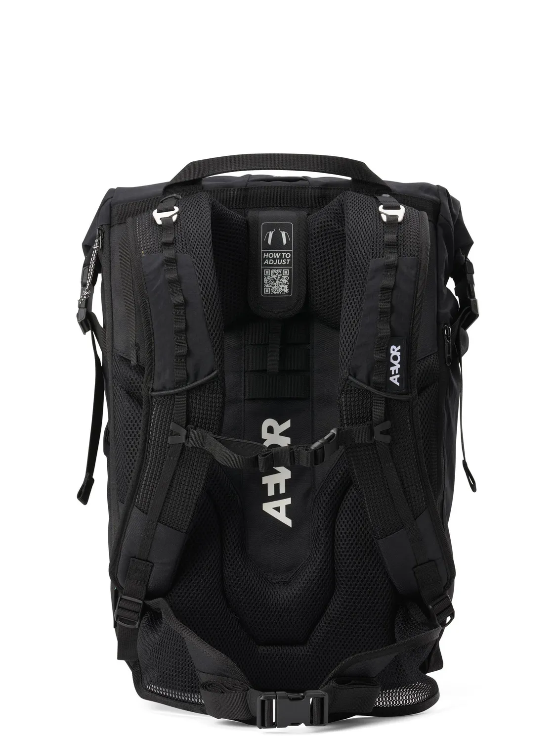 Aevor Active Pack rygsæk sort med regnslag