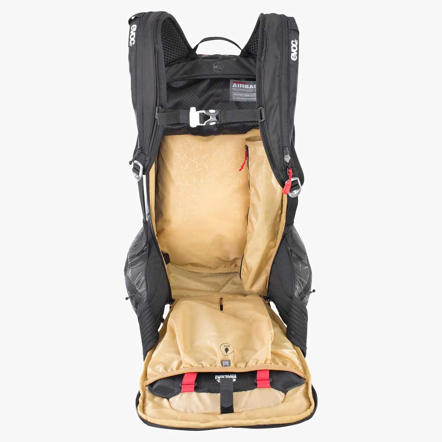 Evoc Line R.A.S. Protector 22 lavinerygsæk sort