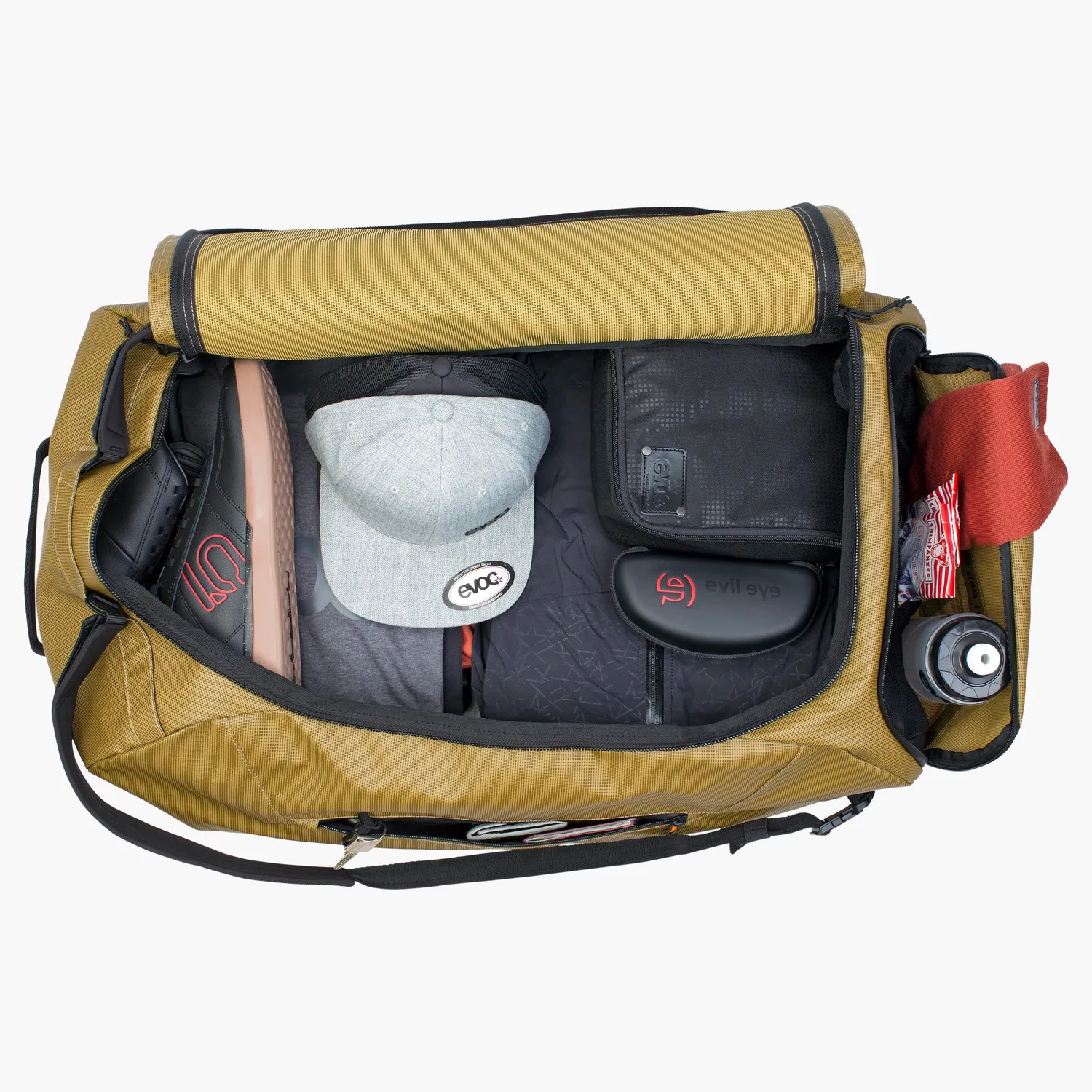 Evoc Duffle Bag 100 rejsetaske curry 100 liter – slidstærk