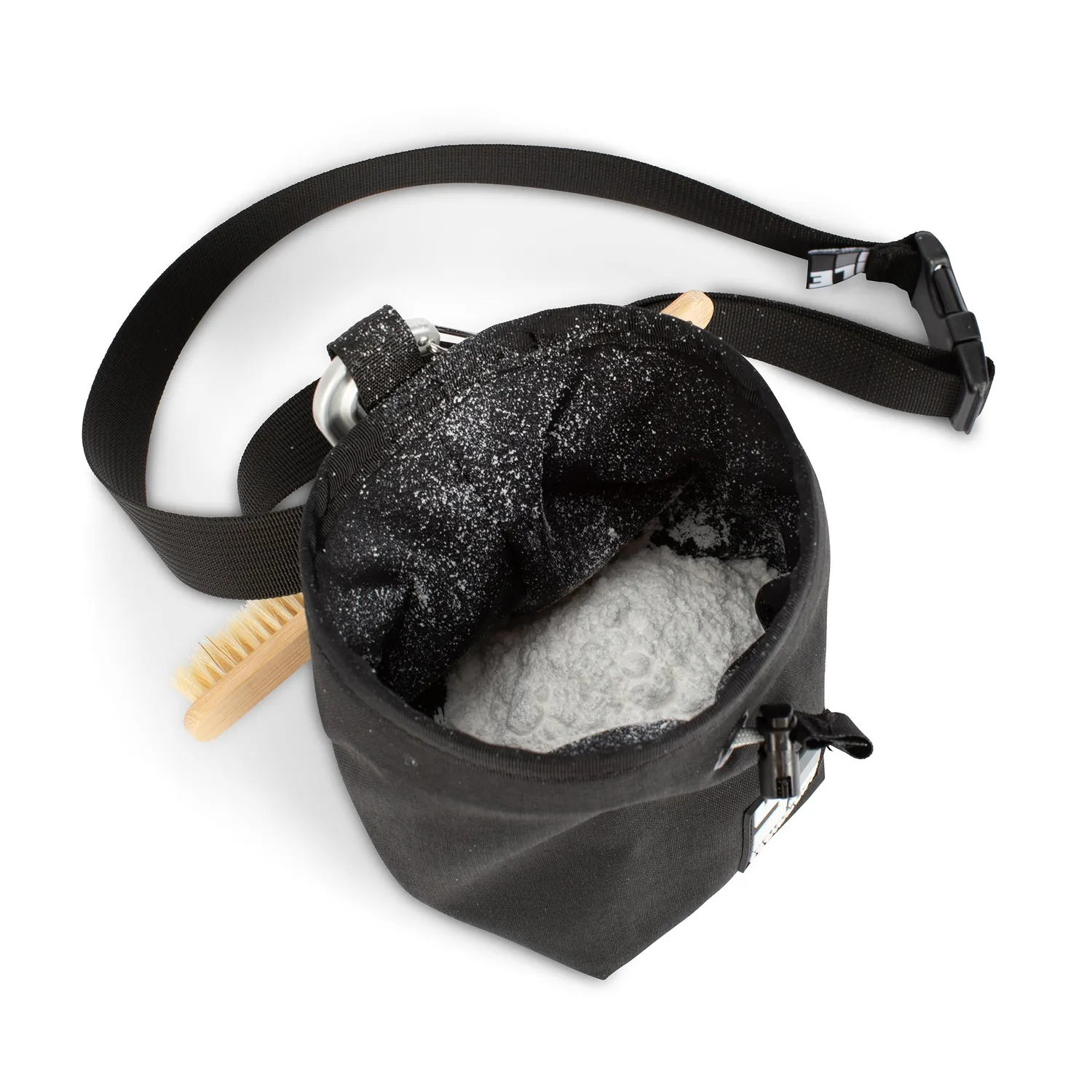 Inside Line Equipment Chalk Bag kalkpose Black Cordura klatring