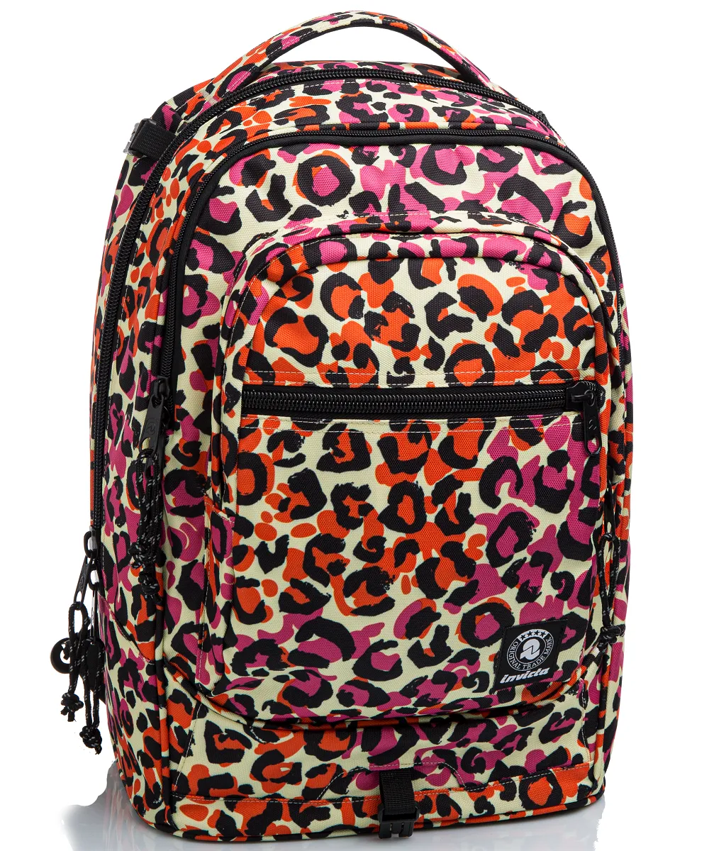 Invicta New Plug Animalier trolley-rygsæk grøn vaskbar