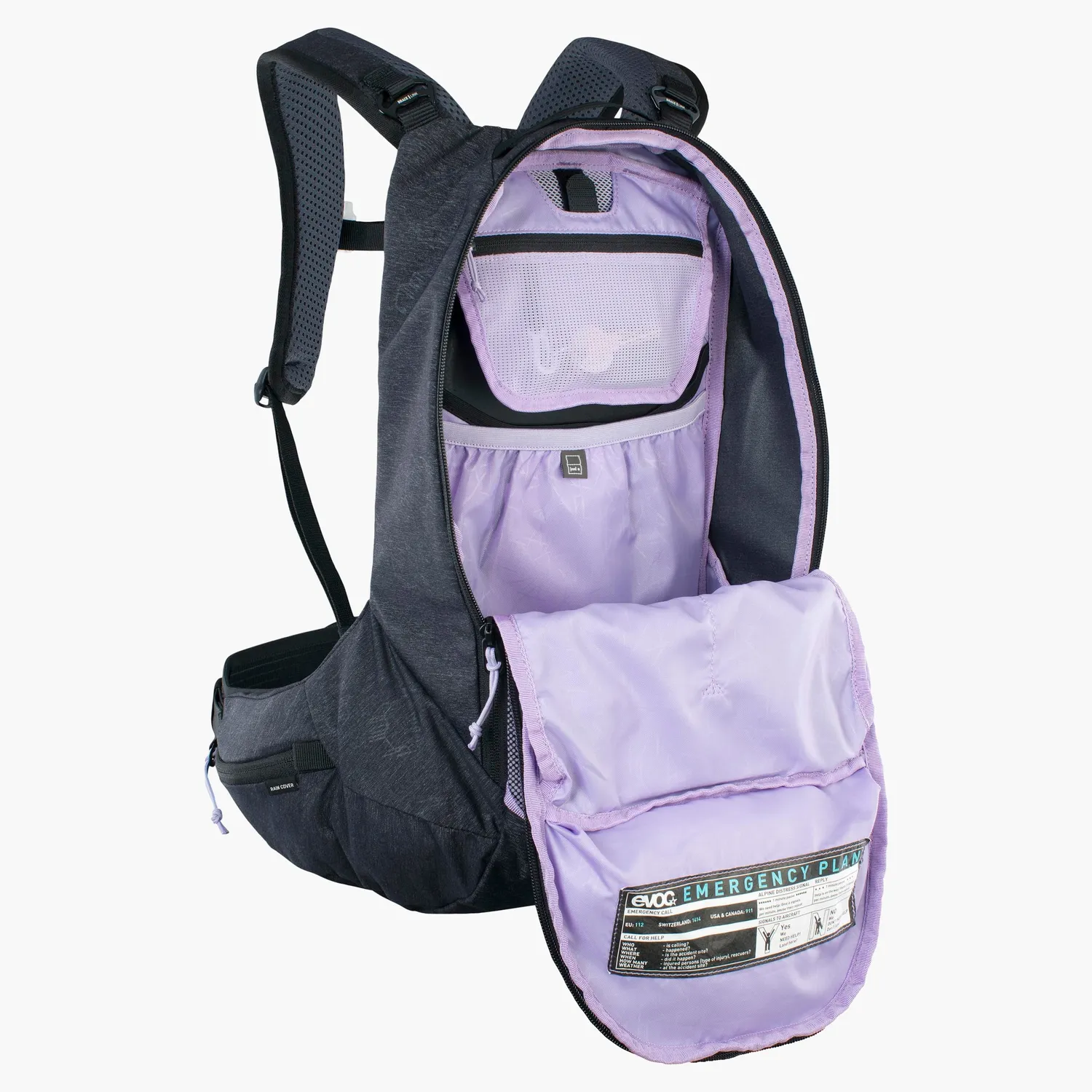 Evoc Trail Pro SF 12 protector rygsæk 12L XS rygbeskyttelse