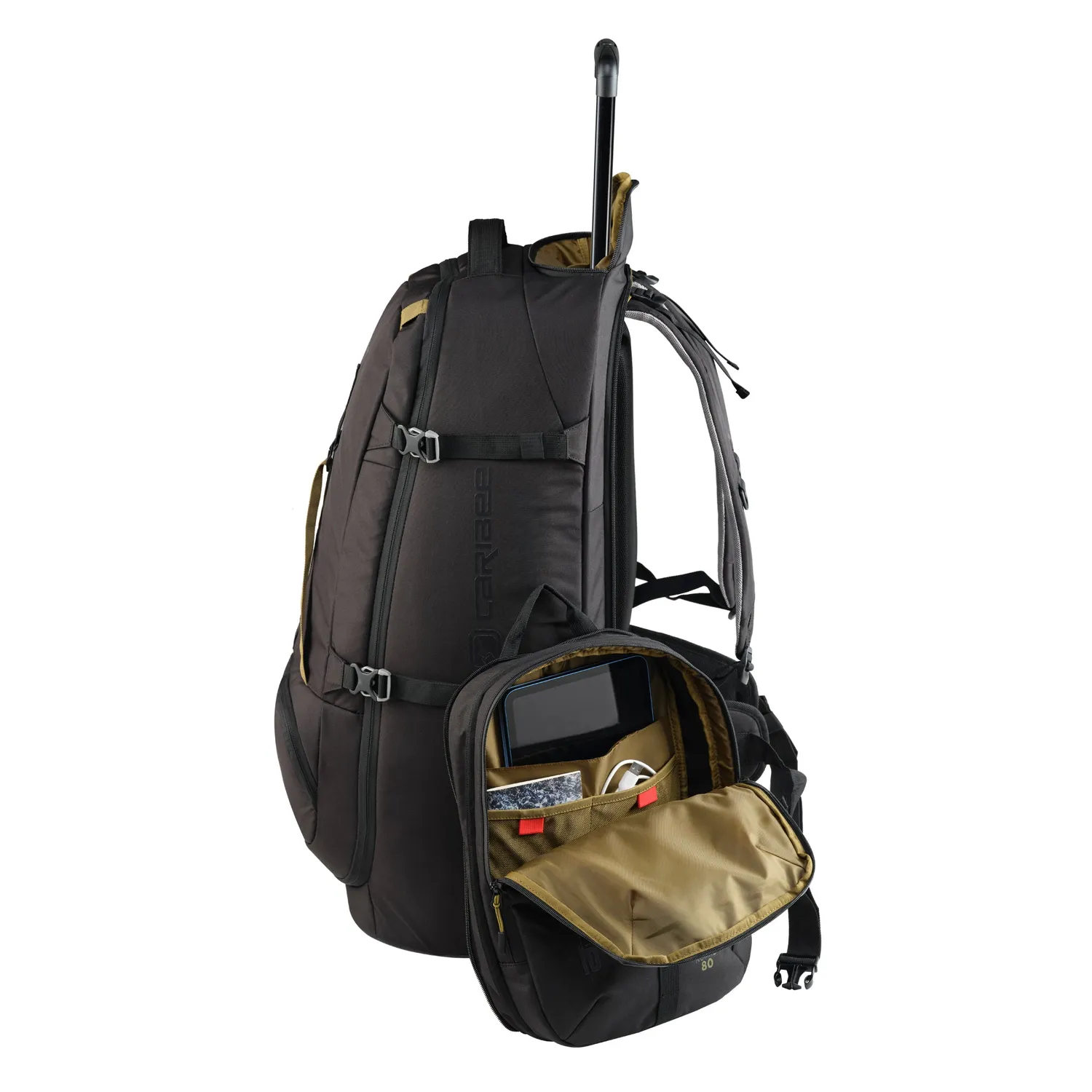 Caribee Nomad 80L hjulrejserygsæk RPET