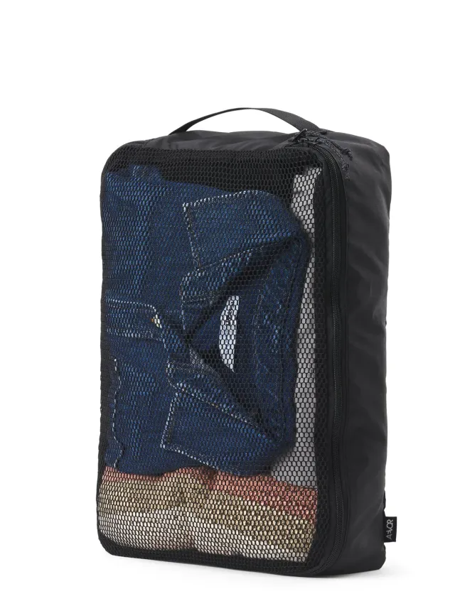 Aevor Packing Cube Large Ripstop Black pakkepose stor