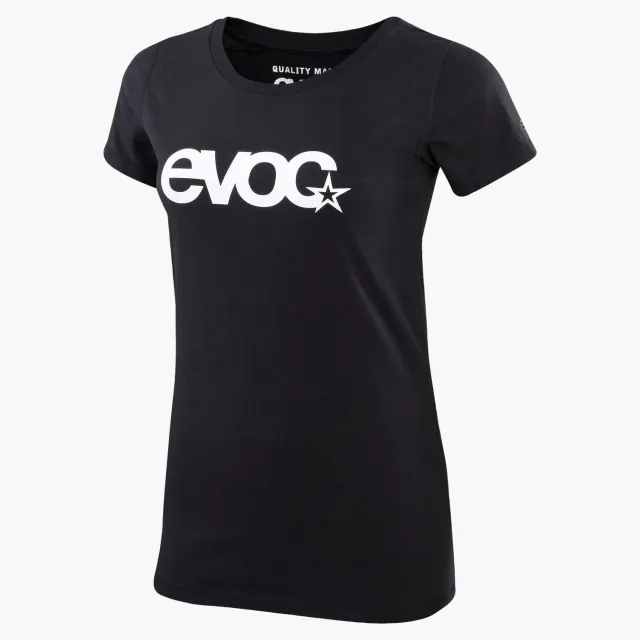 Evoc T-Shirt Logo Women t-shirt sort S bomuld