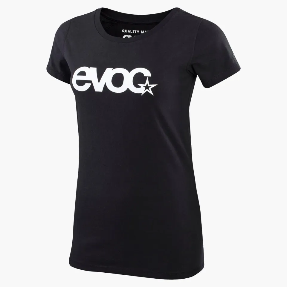 Evoc T-Shirt Logo Women t-shirt sort S bomuld