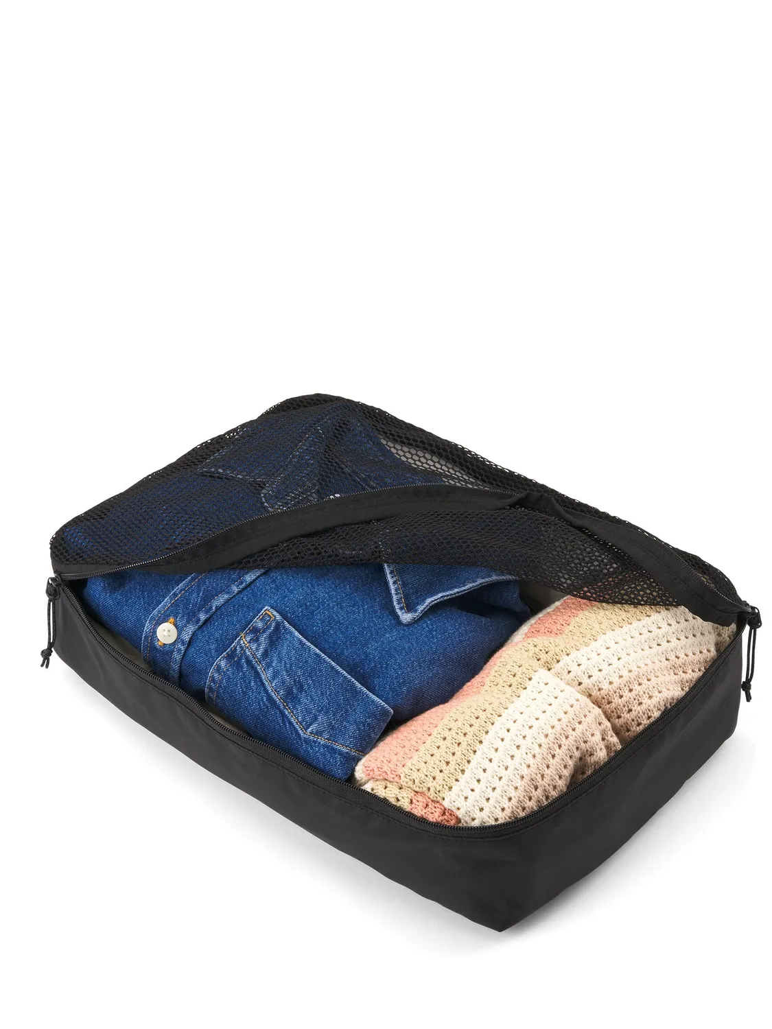 Aevor Packing Cube Large Ripstop Black pakkepose stor