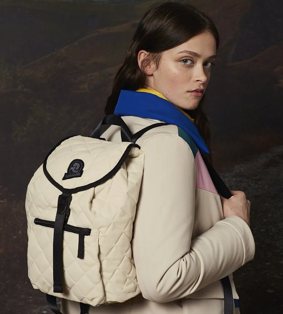 Invicta Mini Alpino Quilted rygsæk blå quiltet