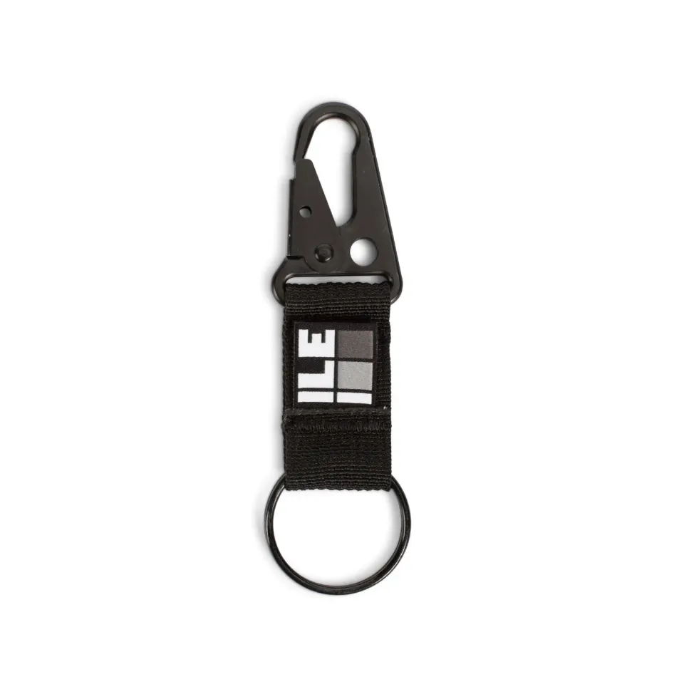 Inside Line Equipment Key Clip nøgleholder Black Webbing slidstærk