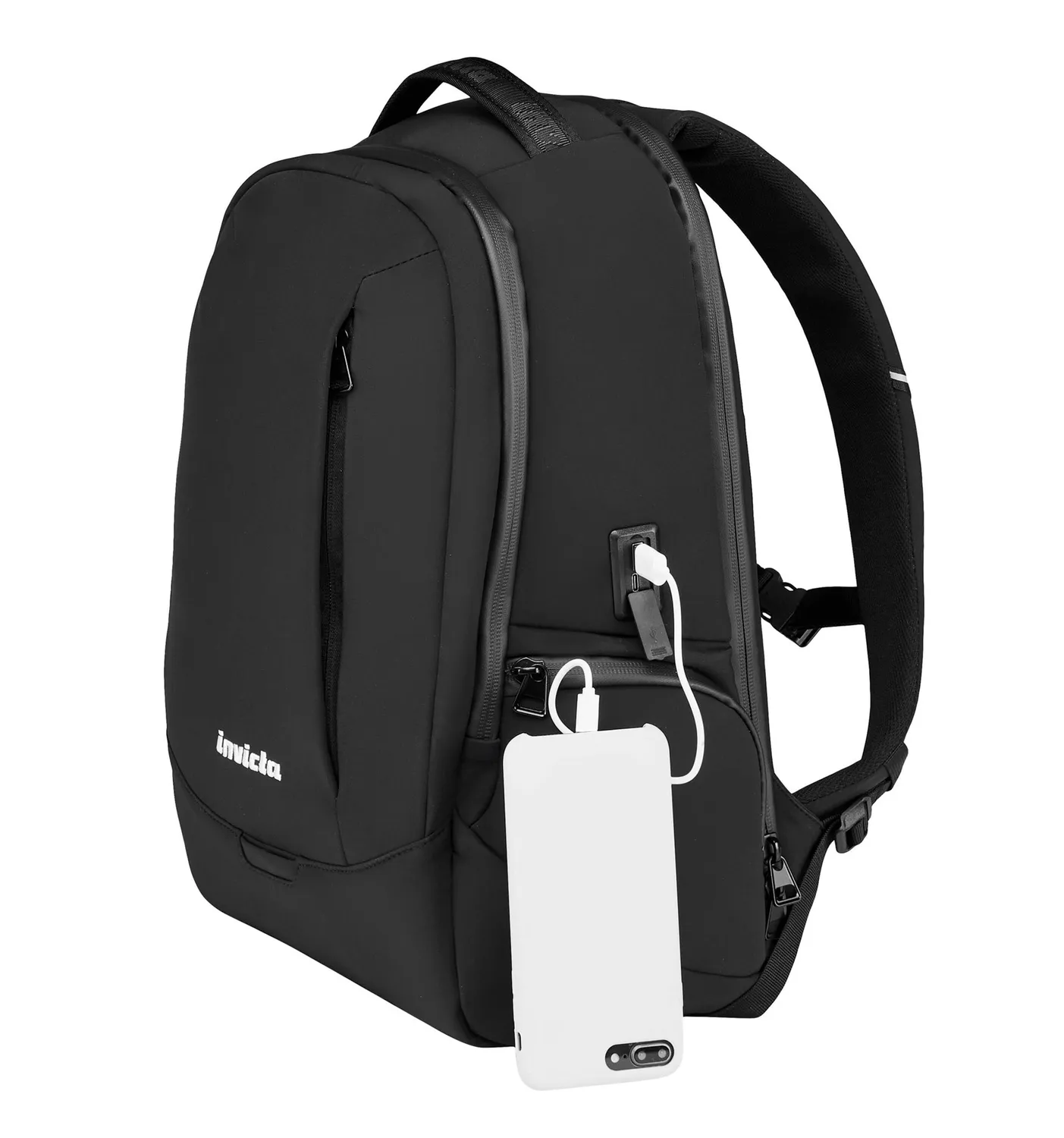 Invicta Mate S Urban rygsæk 20 liter 15,6" USB
