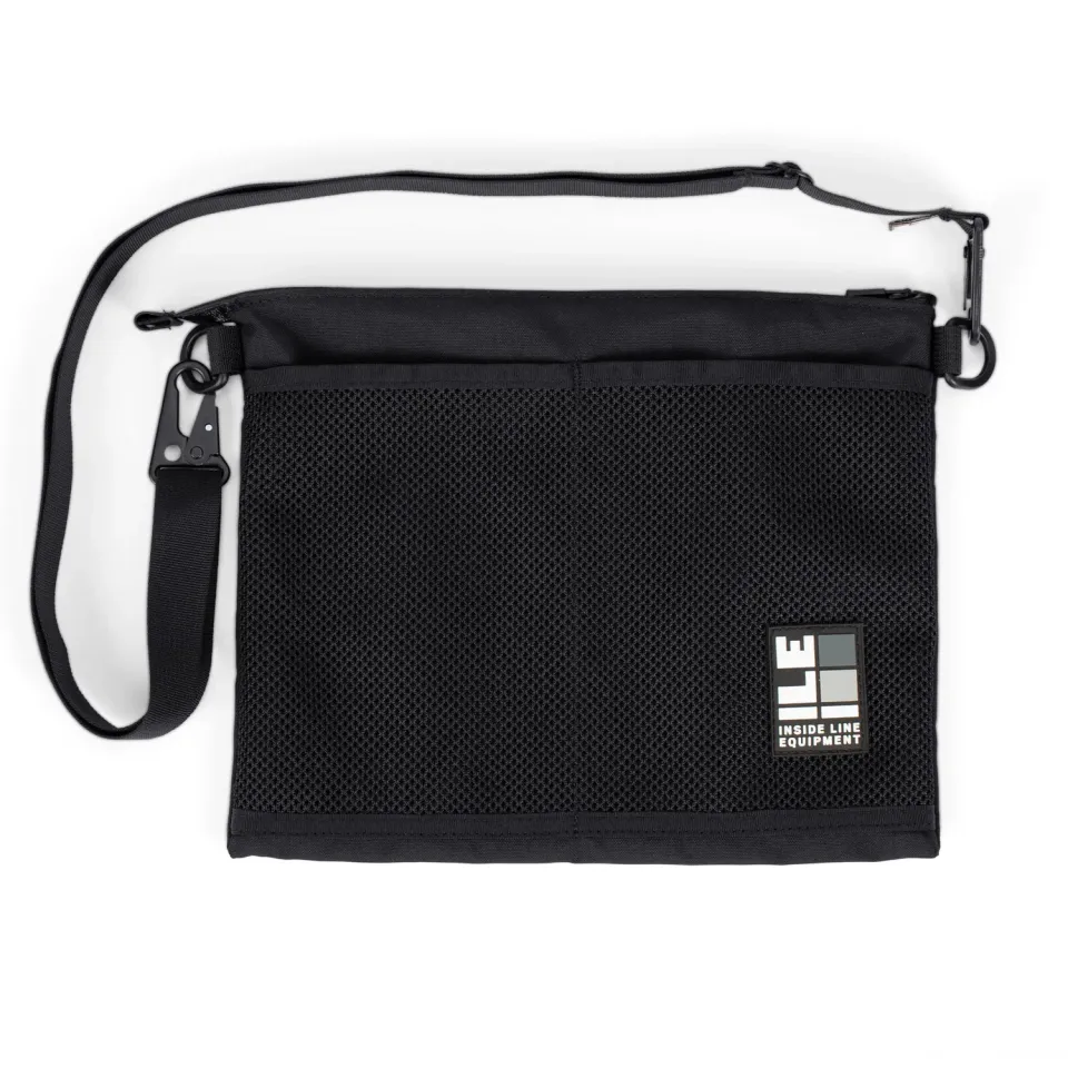 Inside Line Equipment Utility Organizer skuldertaske Black Cordura slank