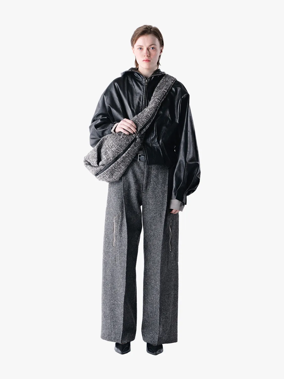 côte&ciel Hyco S skuldertaske tweed 17L