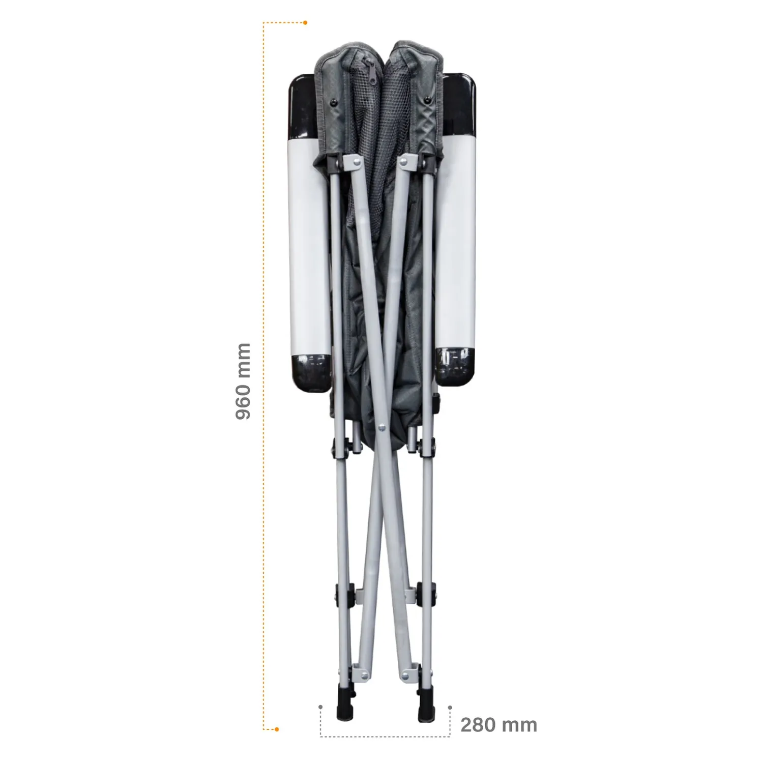 Caribee Crossover campingstol sort 150 kg polstret