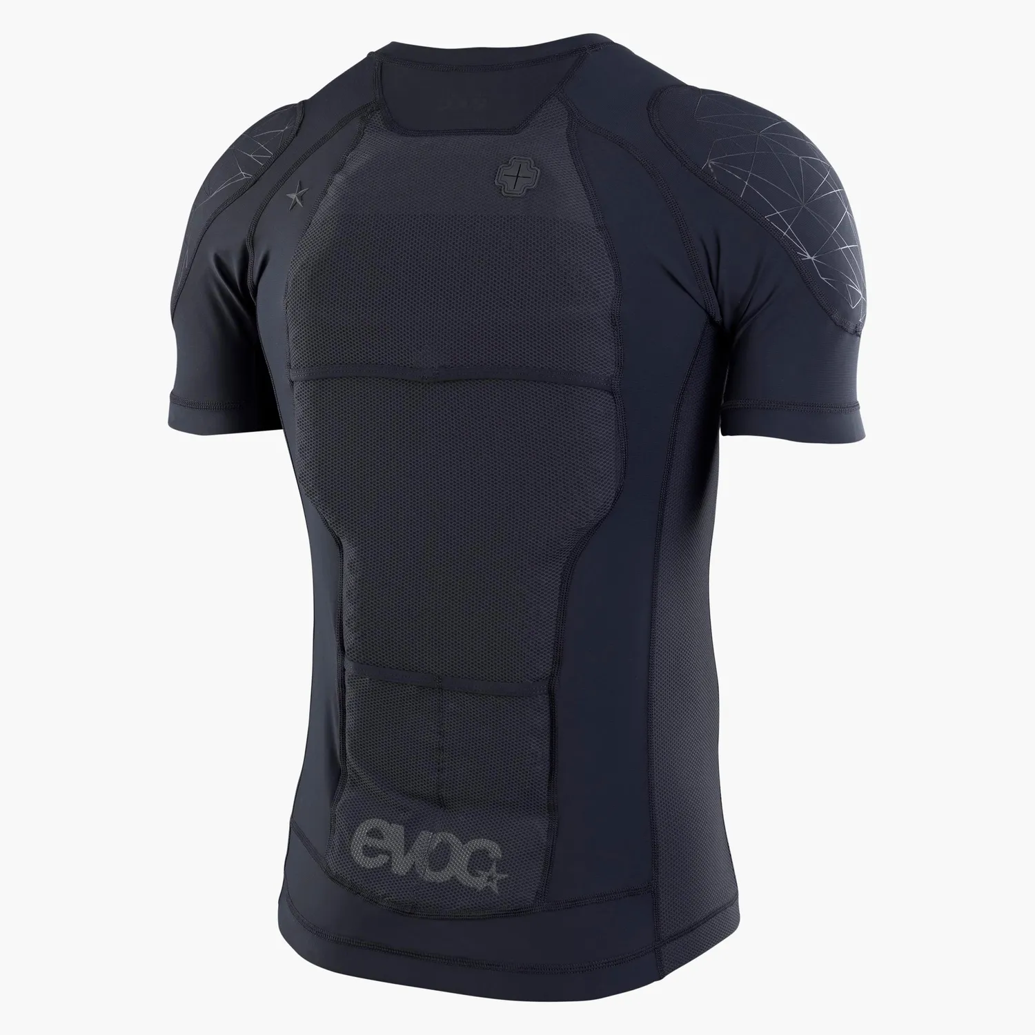 Evoc Protector Shirt Zip beskyttelsestrøje sort lynlås