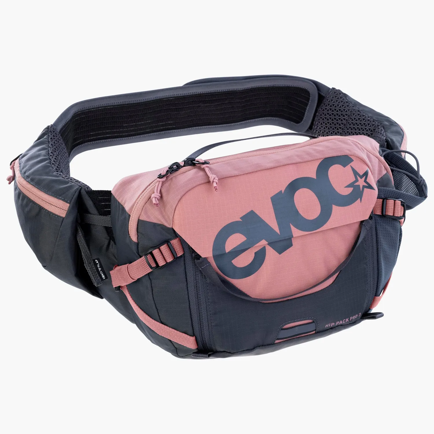 Evoc Hip Pack Pro 3 hoftetaske black 3L inkl. drikkeblære