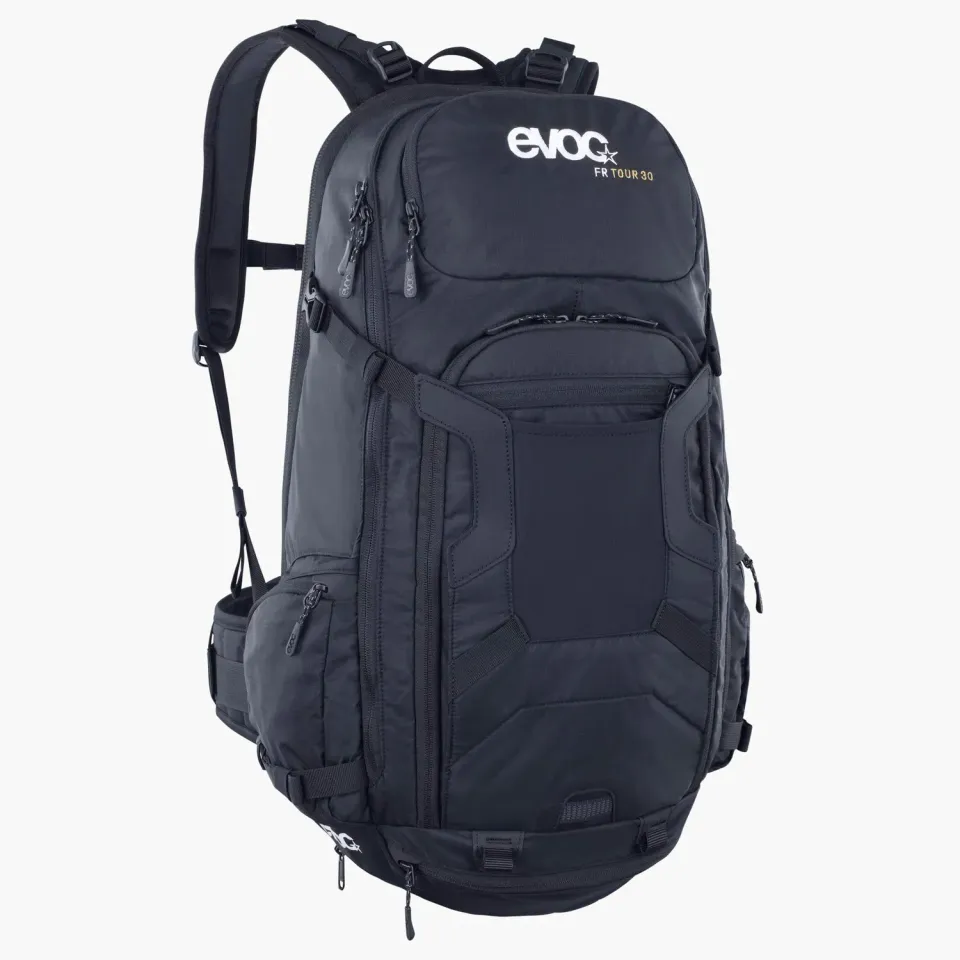Evoc FR Tour 30 rygsæk sort 30 liter rygskjold
