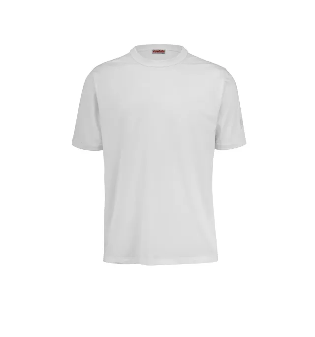 Invicta T-shirt i teknisk jersey rund hals sort 01 bomuld