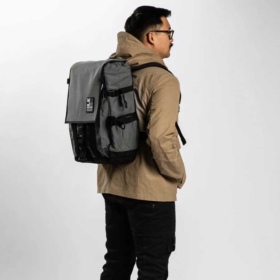 Inside Line Equipment Flaptop Mini rygsæk 21L Black Cordura laptop