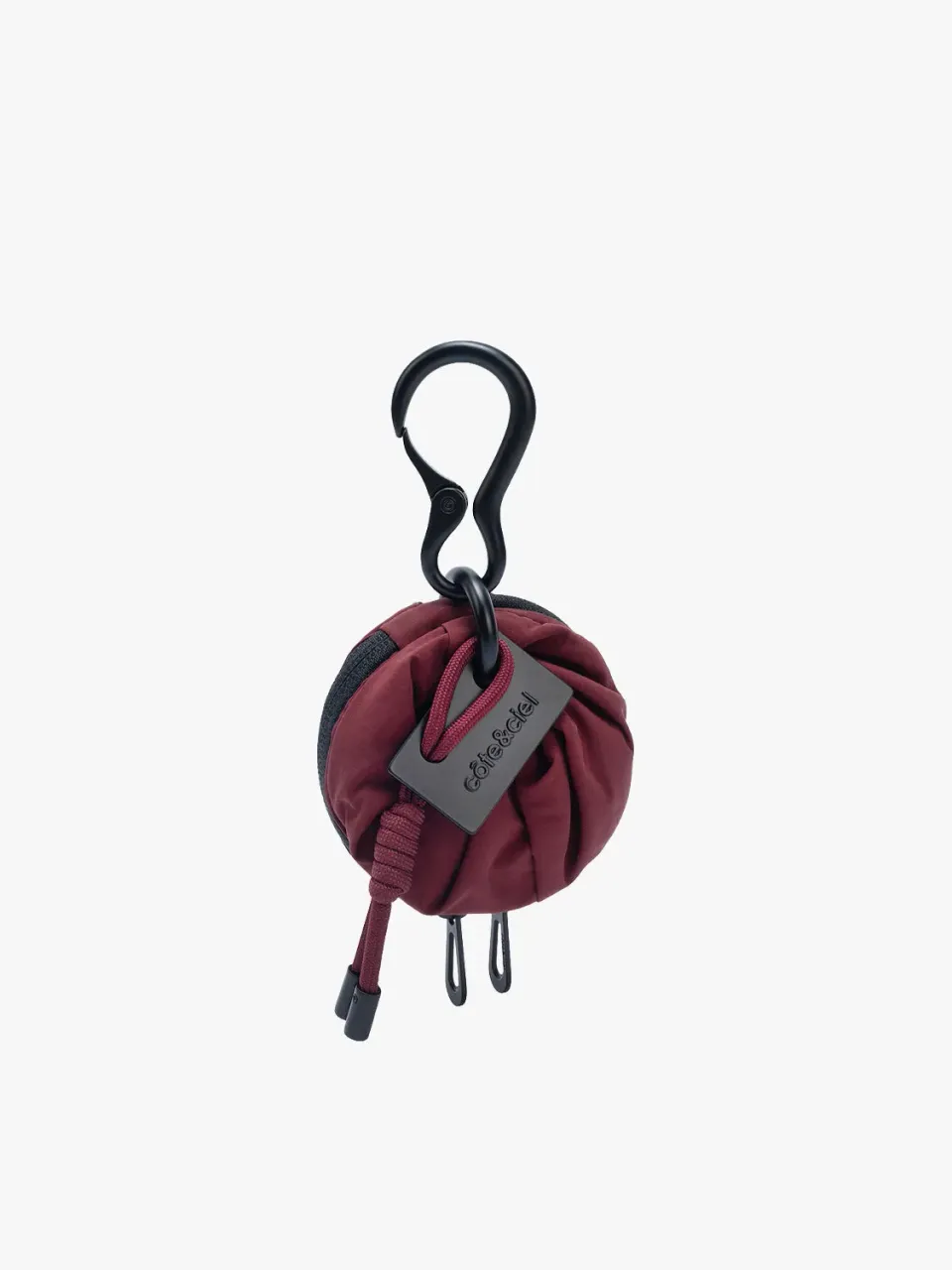 côte&ciel Aóos Nano Smooth pouch Burgundy vandafvisende