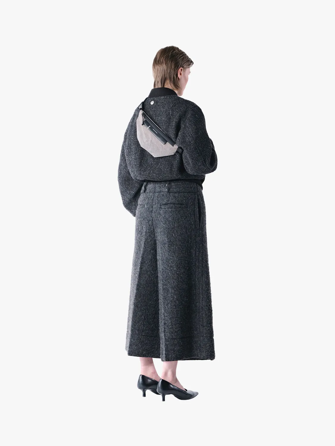 côte&ciel Isarau XS Reflective Taupe bæltetaske 1,2L
