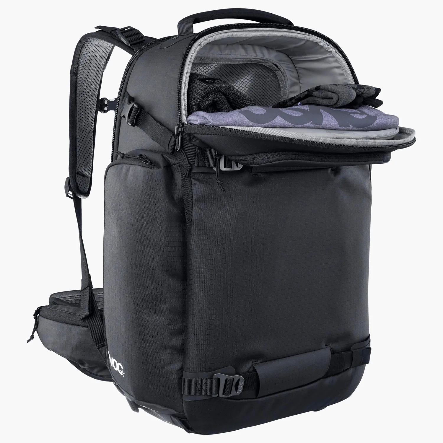 Evoc CP 35 kamerarygsæk black 35 liter polstret