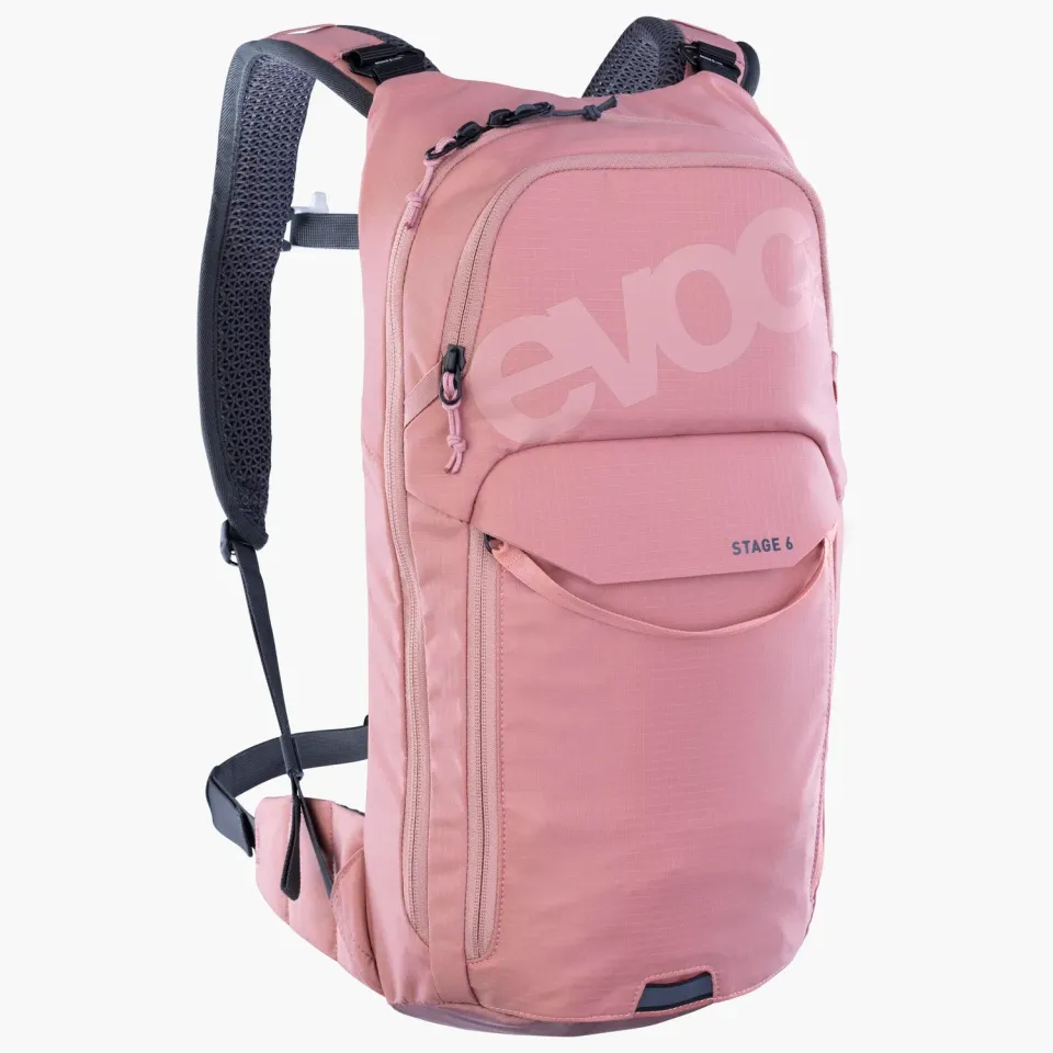 Evoc Stage 6 rygsæk dusty pink 6 liter drikkesystem