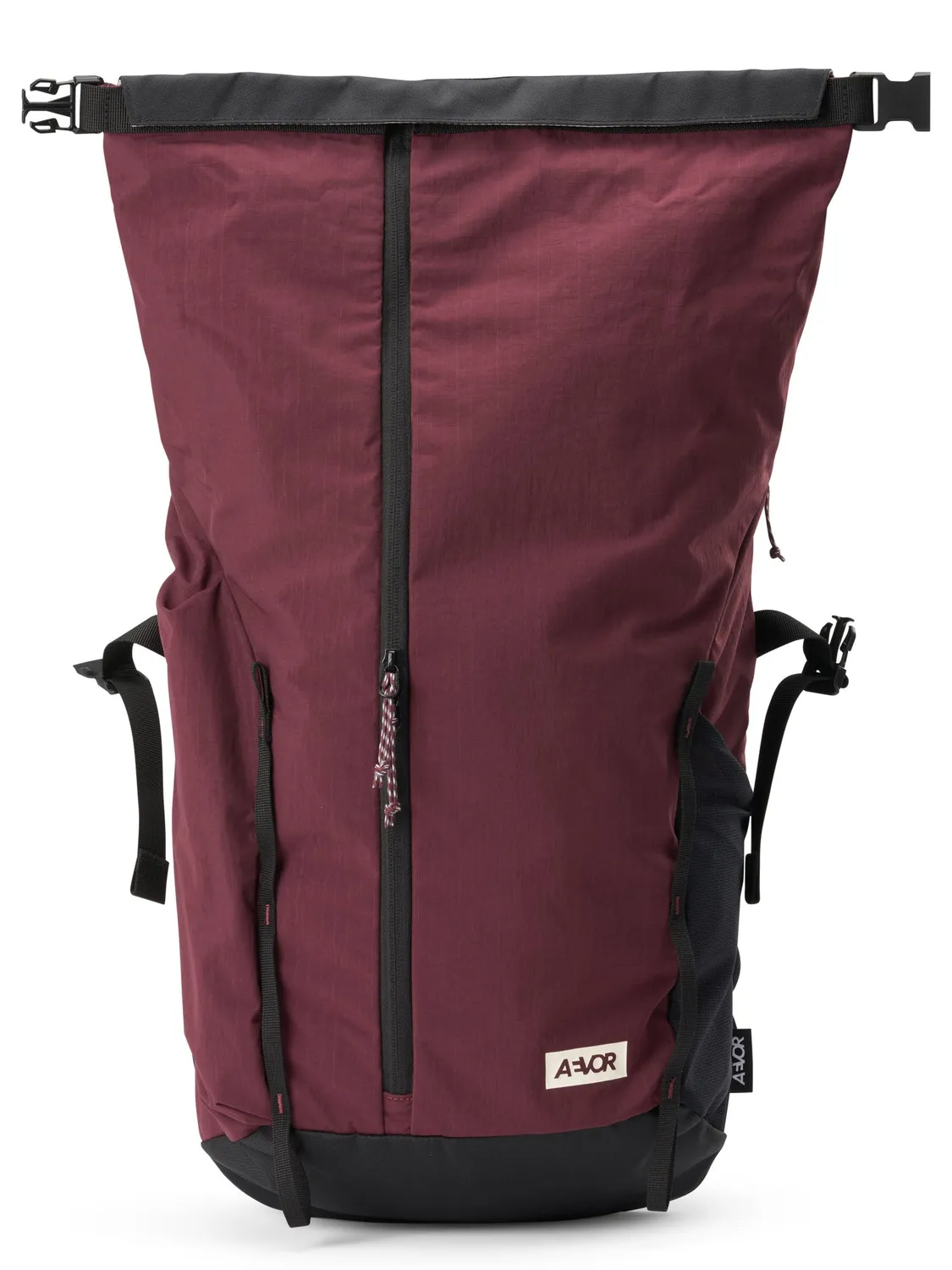 Aevor Active Pack rygsæk bordeaux med regnslag