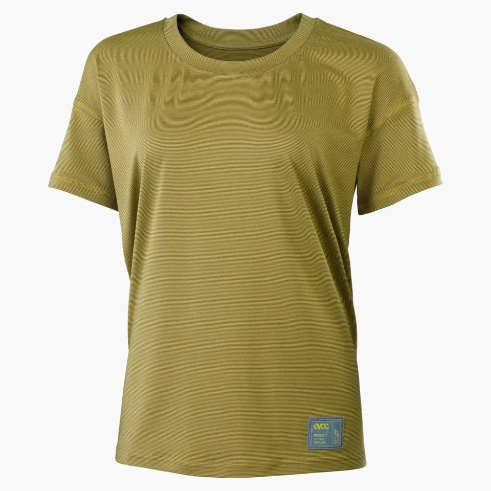 Evoc T-Shirt Dry Women cykeltrøje Steel-Sunflower svedtransporterende