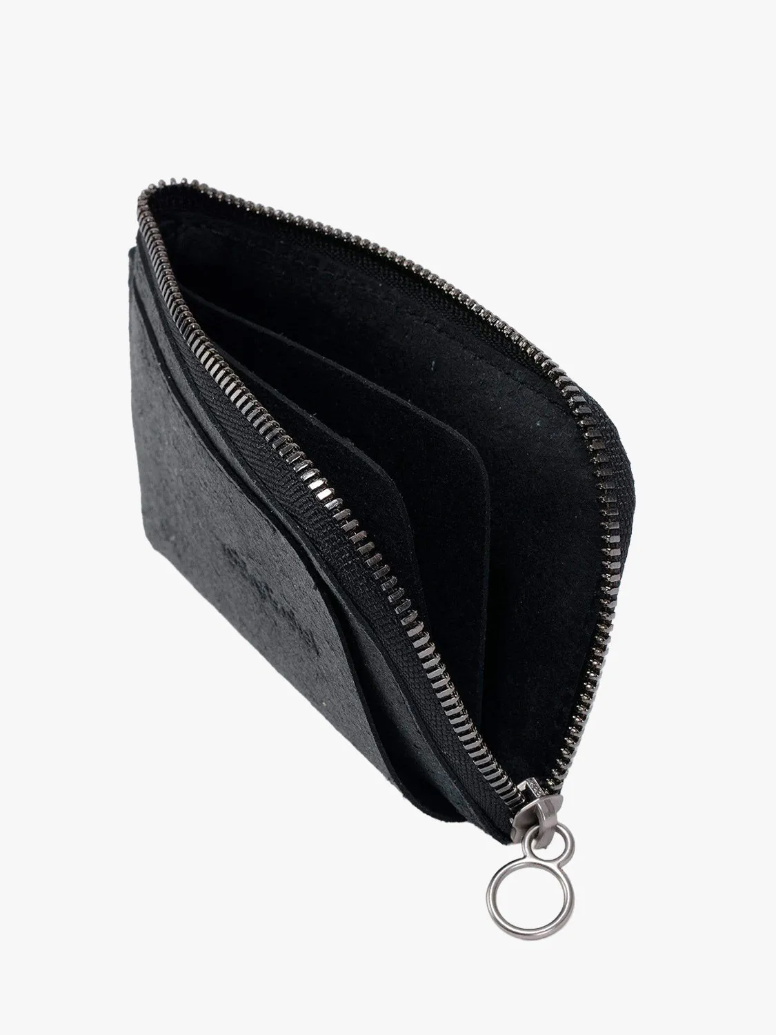 côte&ciel Zippered Wallet pung genbrugslæder sort