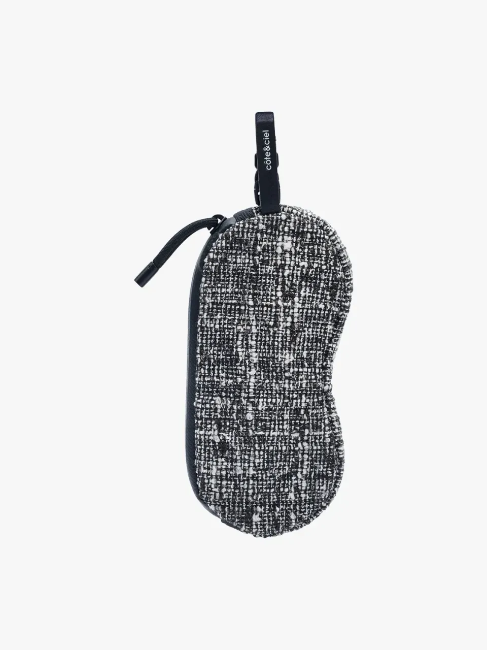 côte&ciel Eyewear Pouch Tweed brilleetui sort-creme