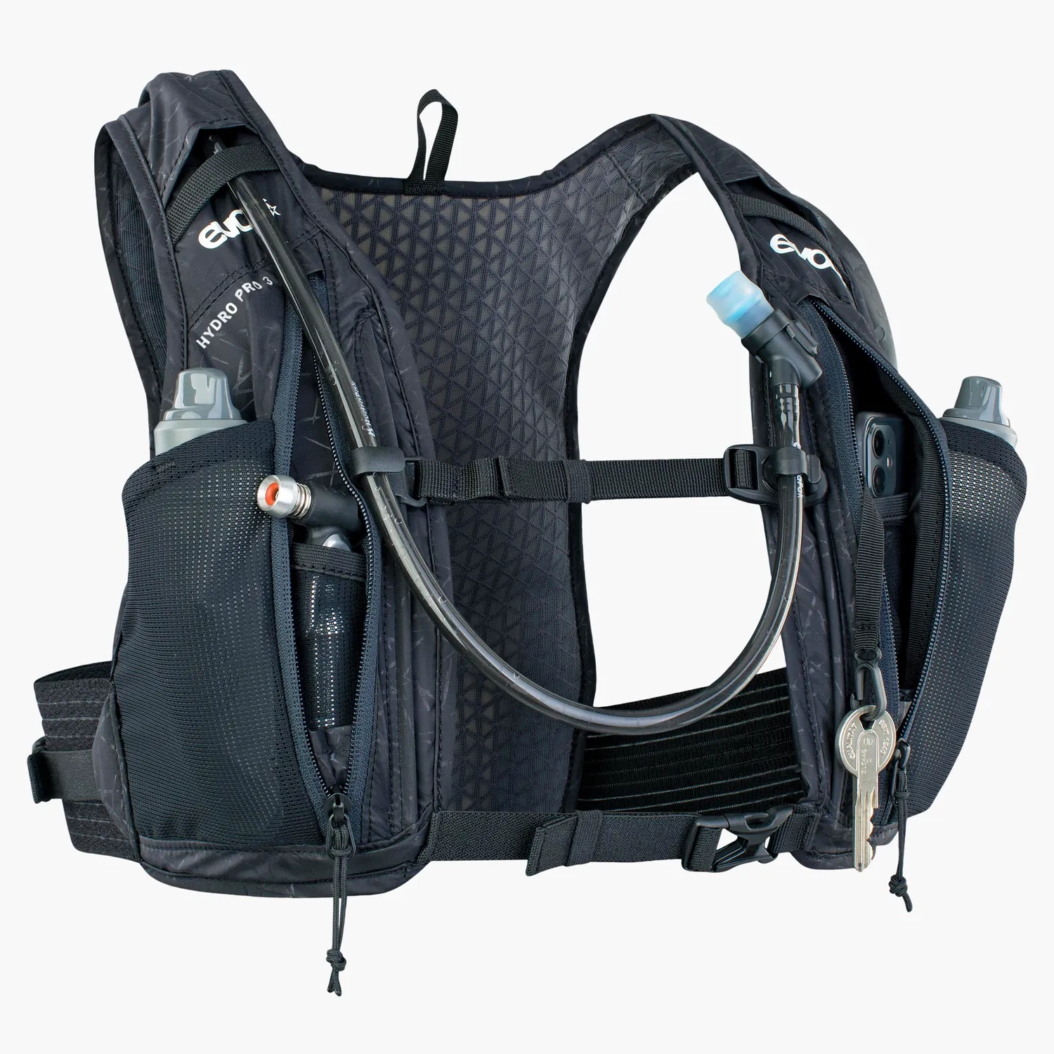 Evoc Hydro Pro 3 drikkerygsæk 1,5 liter sort let