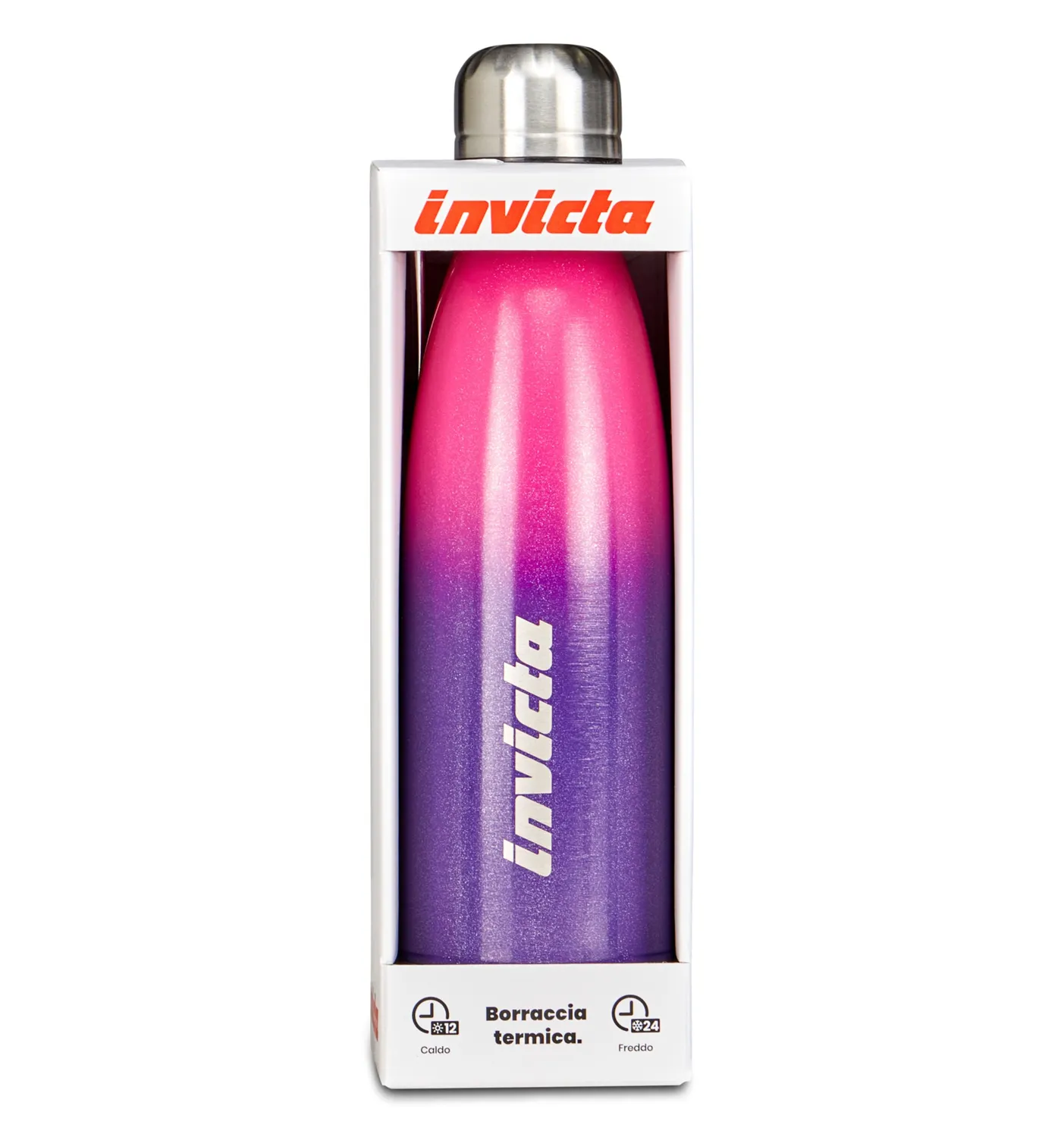 Invicta Shine termodrikkedunk stål 24h kold
