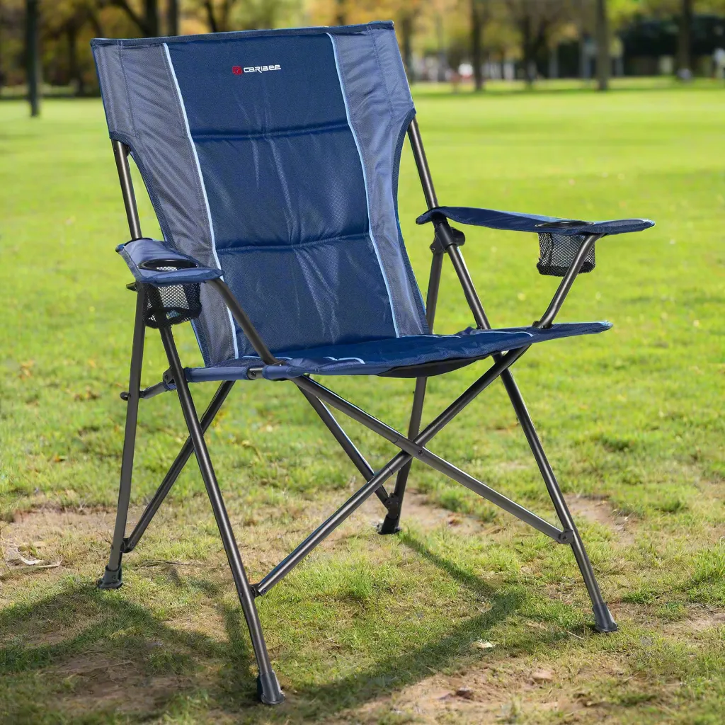 Caribee Lagoon campingstol jumbo høj ryg 150kg