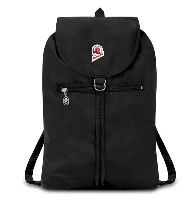 Invicta Minisac Glossy minirygsæk foldbar sort