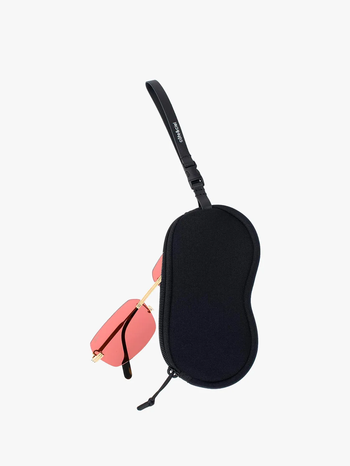 côte&ciel Eyewear brilleetui neopren sort