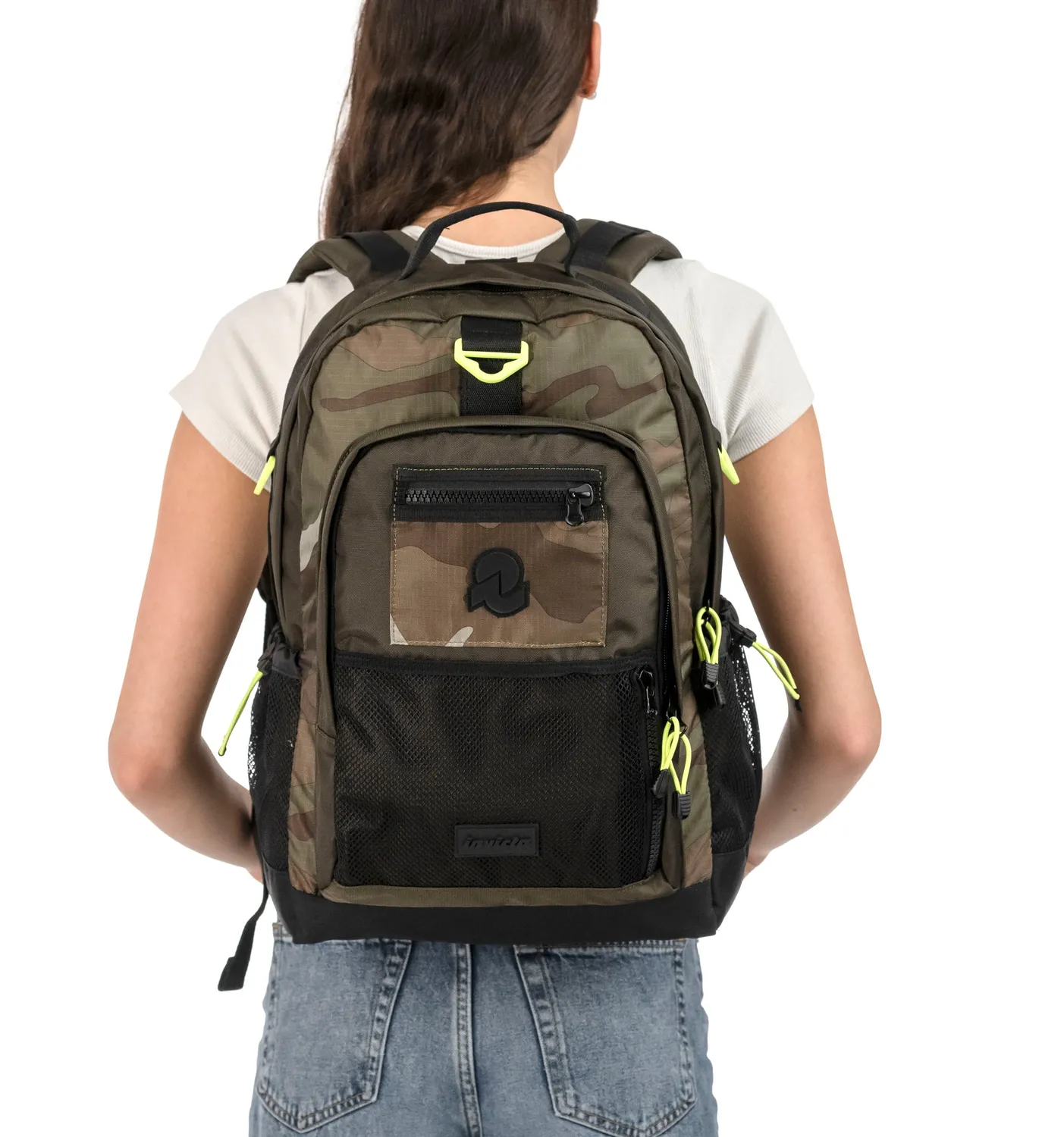 Invicta Freeact Camo rygsæk camo med pc-lomme
