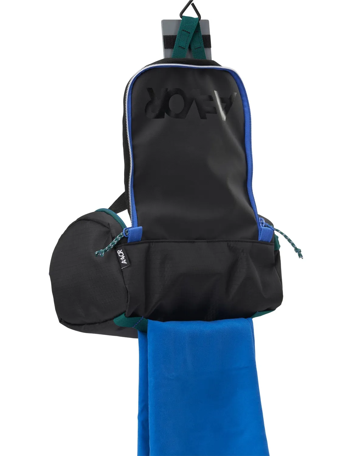 Aevor Wash Pack Proof Dual Dip Aqua Drift toilettaske med spejl