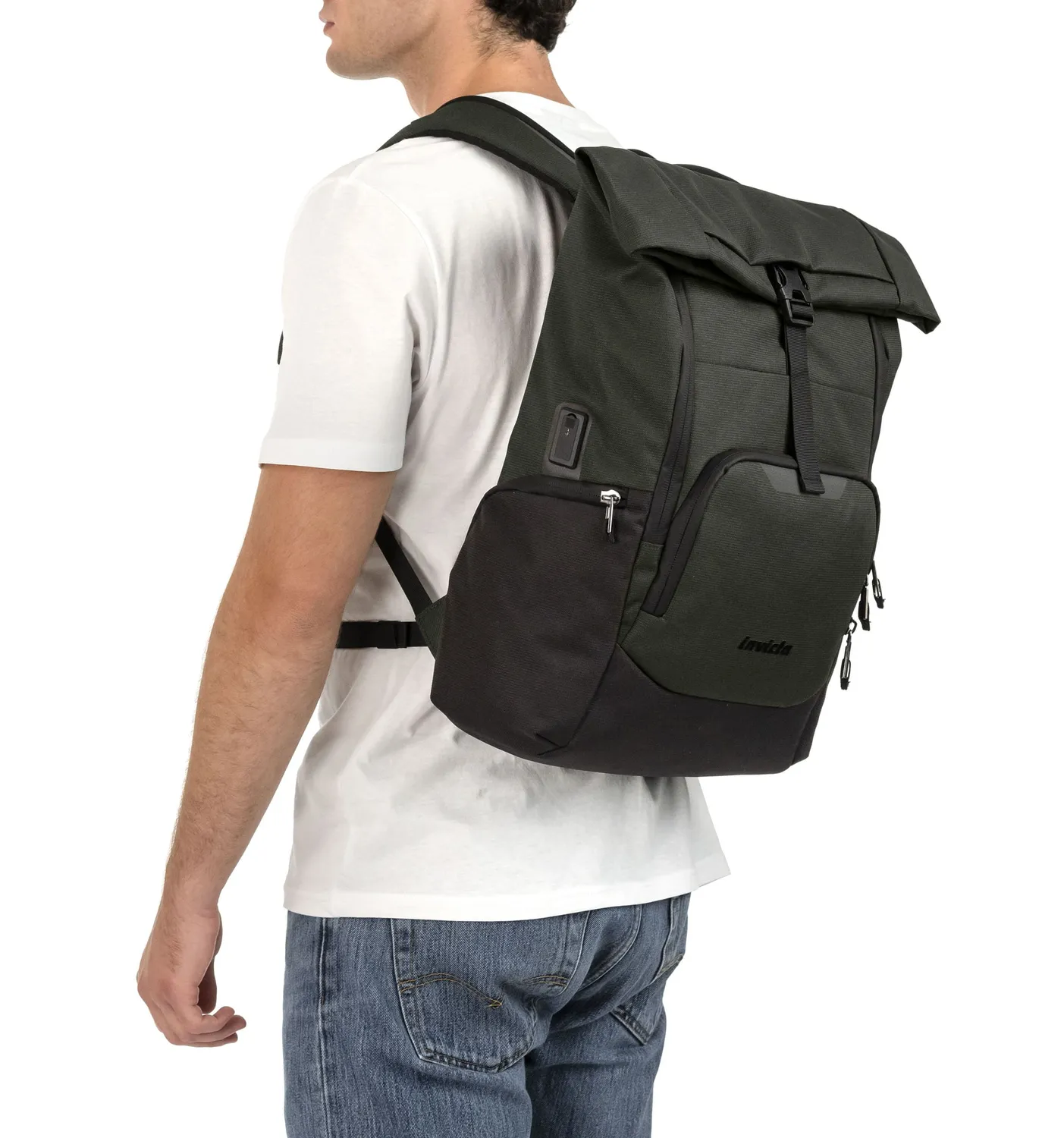 Invicta Invict-Act Fold rygsæk 24 liter USB
