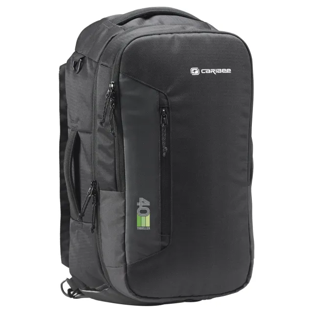 Caribee Traveller 40L håndbagage rygsæk sort laptop