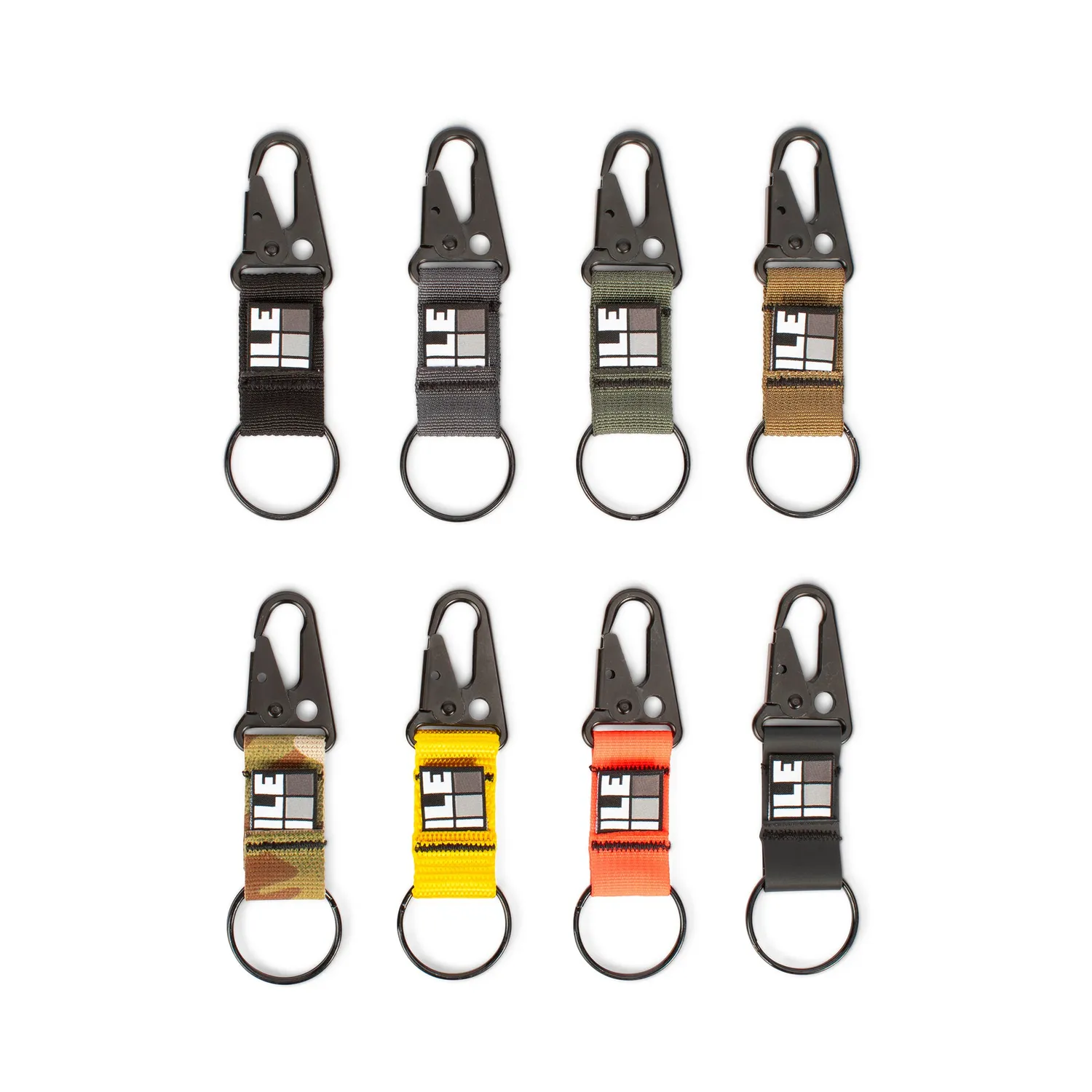Inside Line Equipment Key Clip nøgleholder Black Webbing slidstærk